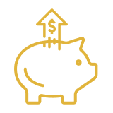 Kids Piggy Bank Icon
